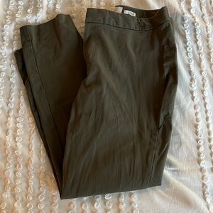 Olive work trousers